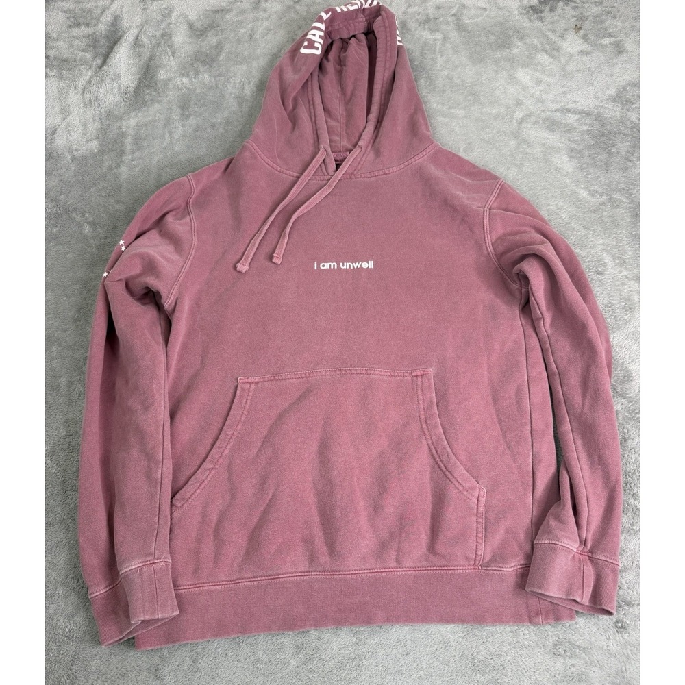 Call Her Daddy Unwell Pullover Hoodie Women's Size Small Pink